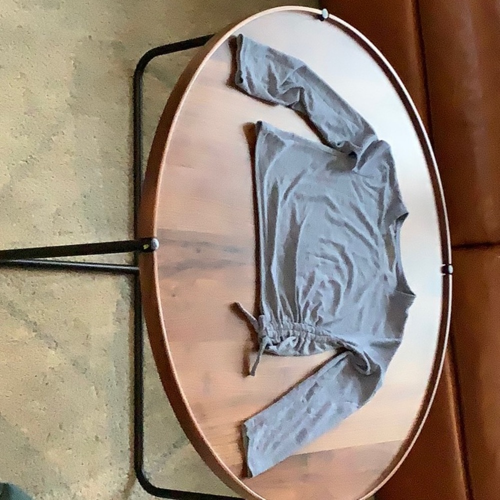 Heather blue activewear shirt